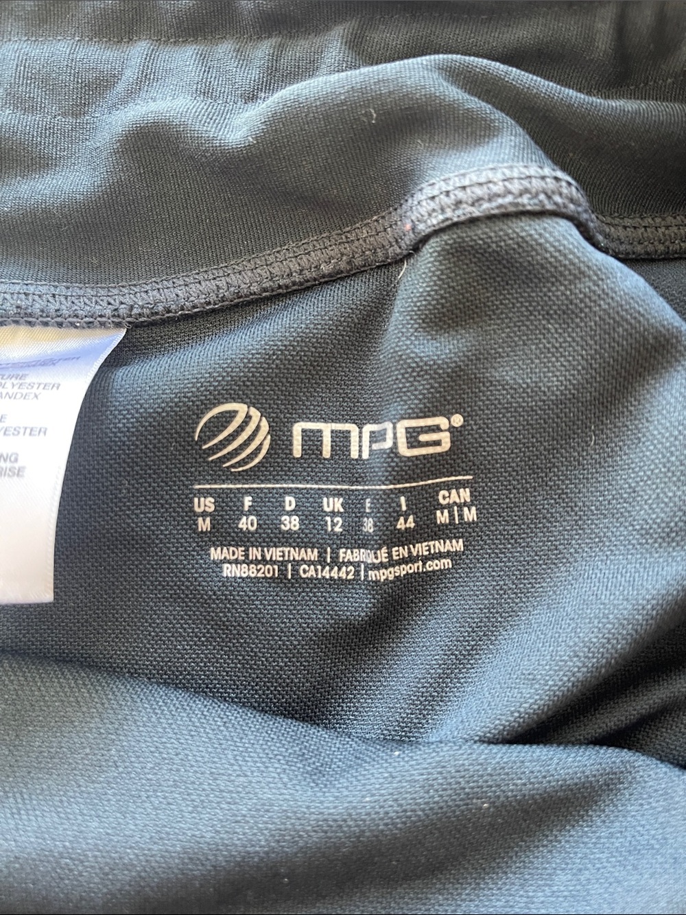 MPG Black Performance Shorts with Subtle Logo - Picture 2 of 5